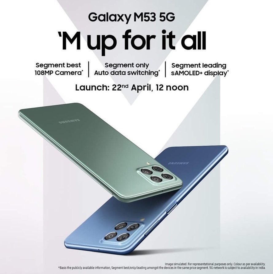 Fecha de lanzamiento de Samsung Galaxy M53 5G India