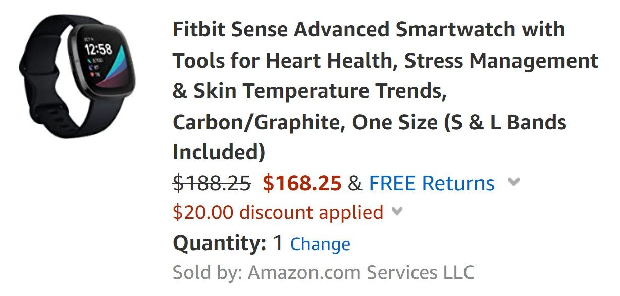 Fitbit Sense Smartwatch 