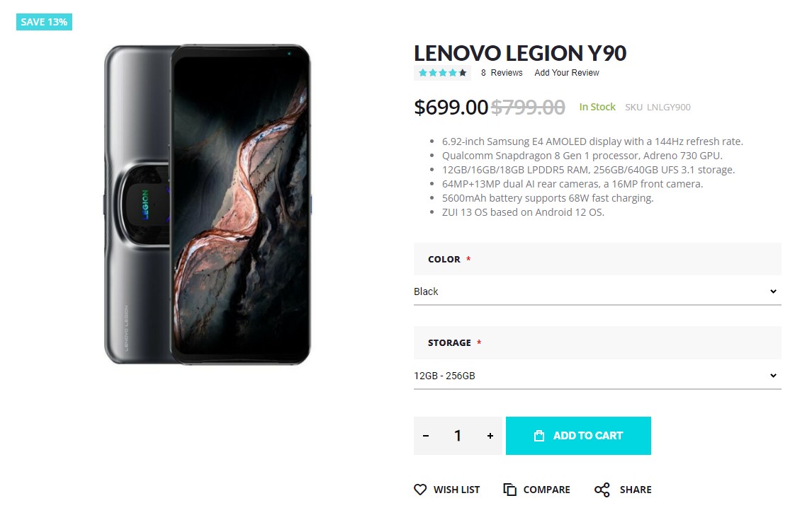     Lenovo Legión Y90