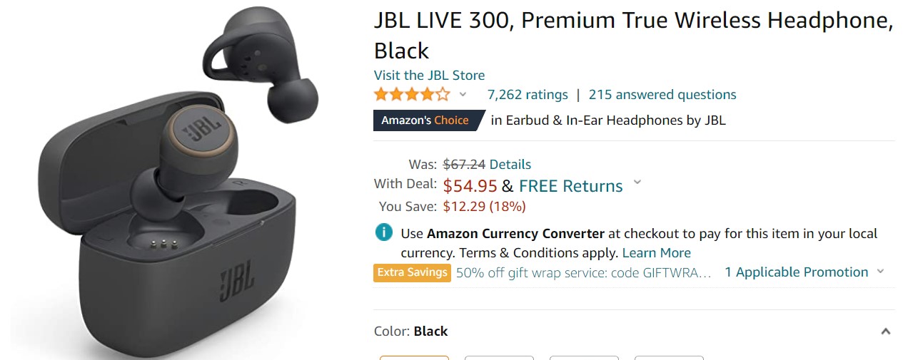 JBL LIVE 300