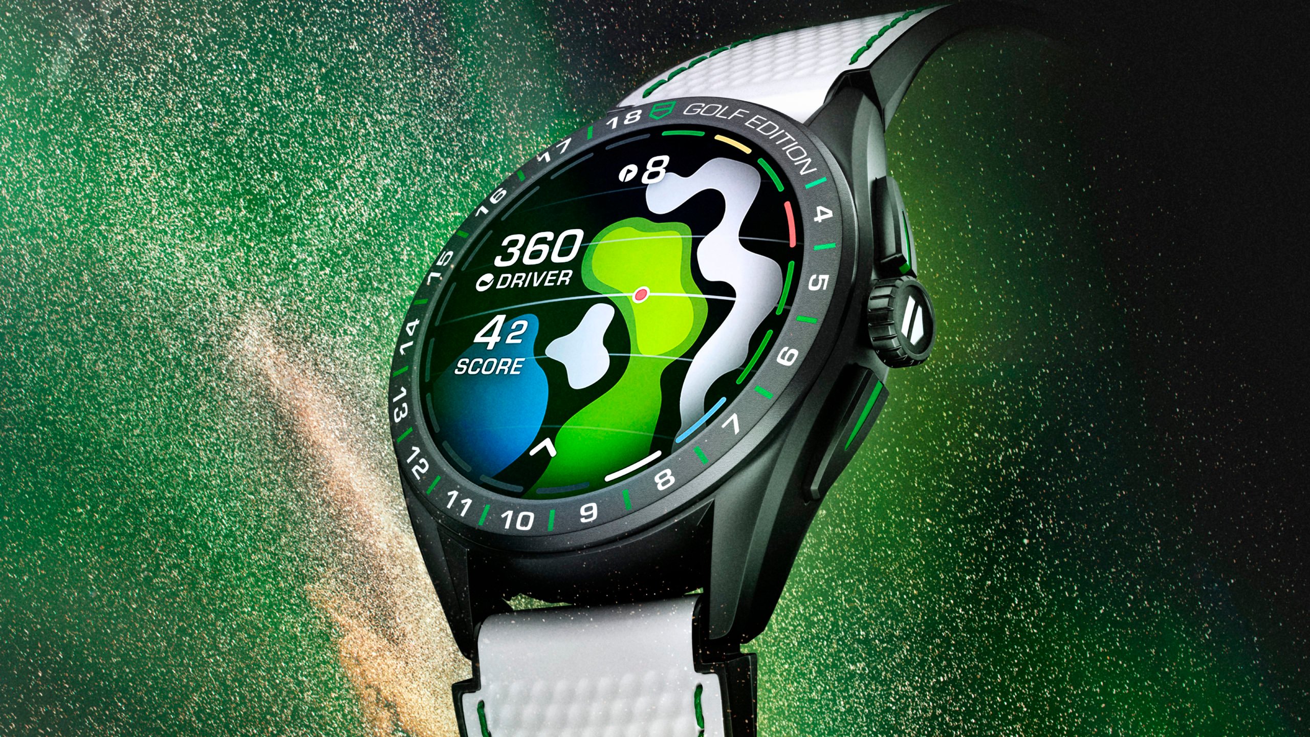 Golf tag top heuer