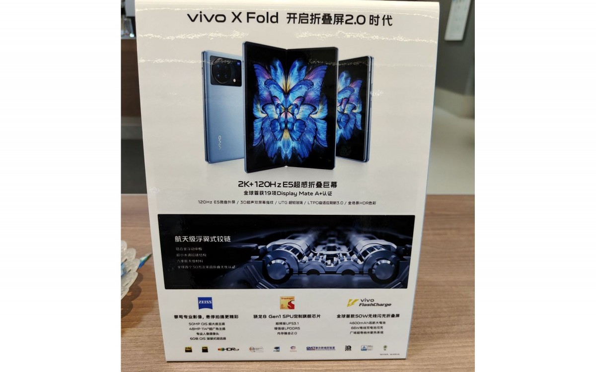 Утечка маркетинговых материалов Vivo X Fold