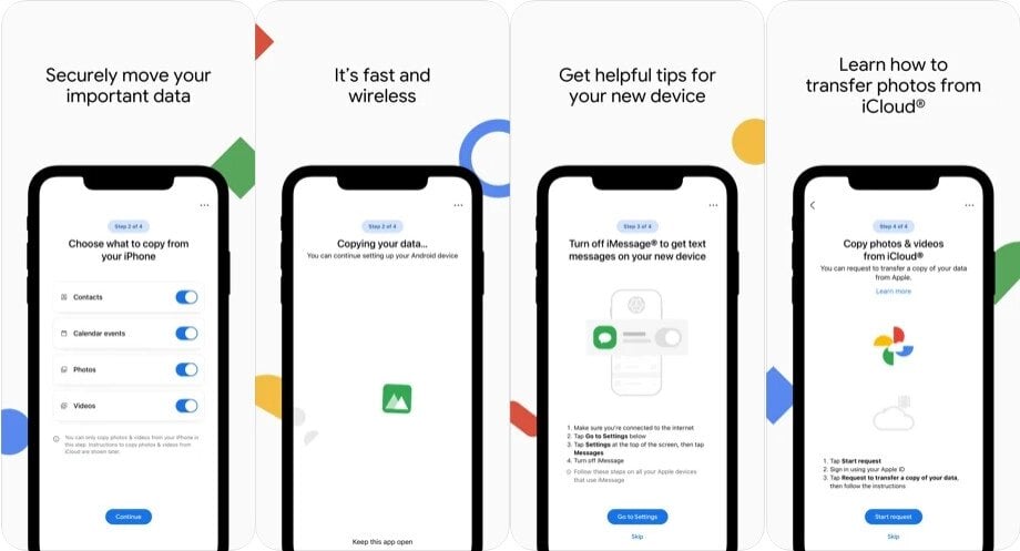 Google анонсували додаток для легкого переходу з iOS на Android