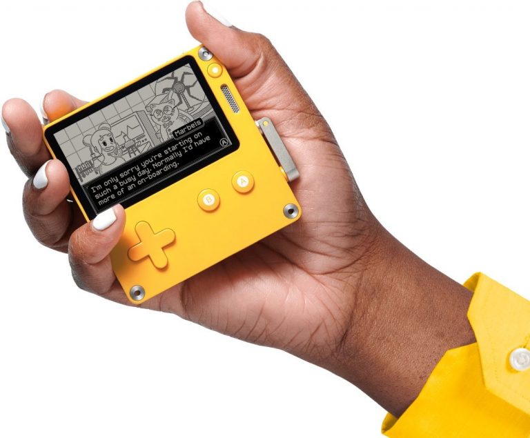 Panic’s Playdate is a retro handheld game console that may never run