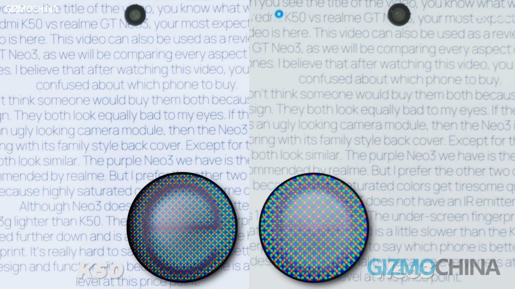 realme gt neo3 vs redmi k50 review 16
