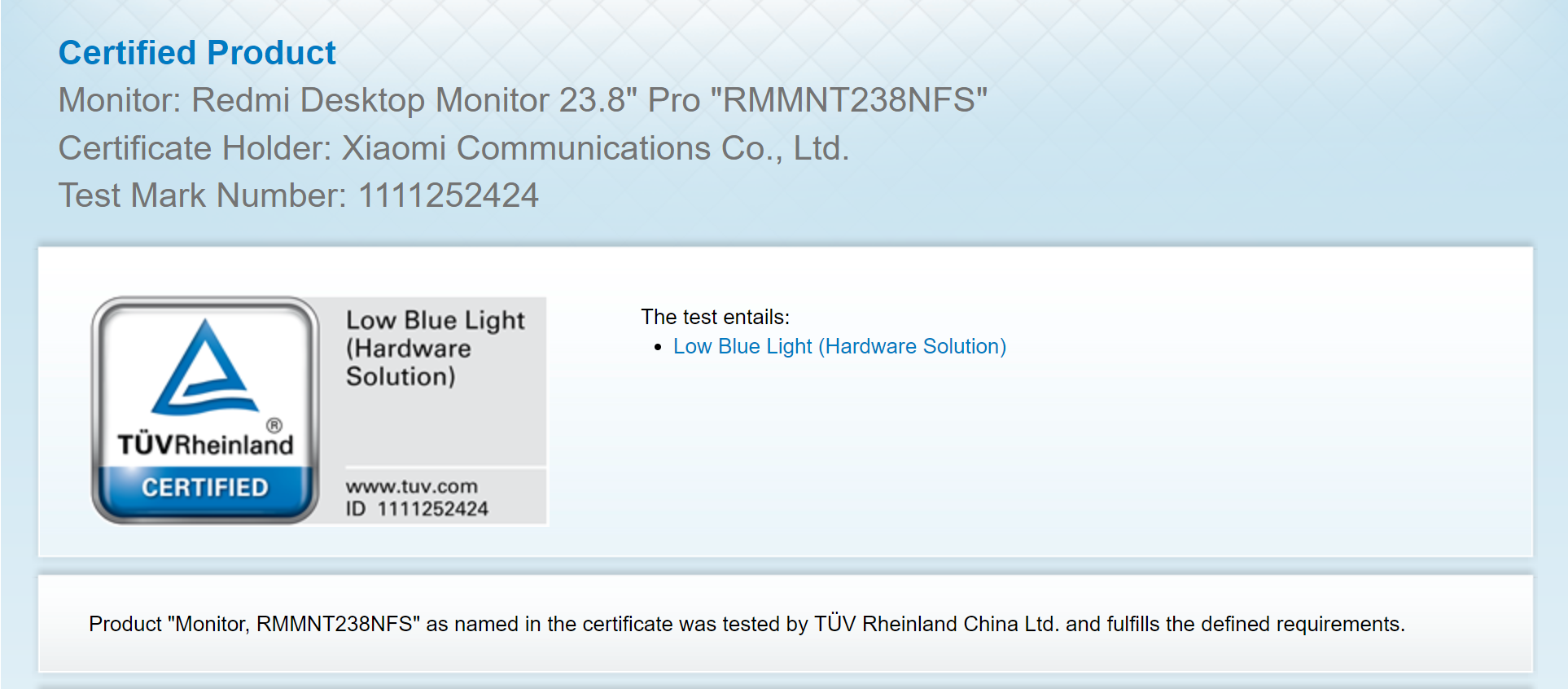 Redmi Display 1A