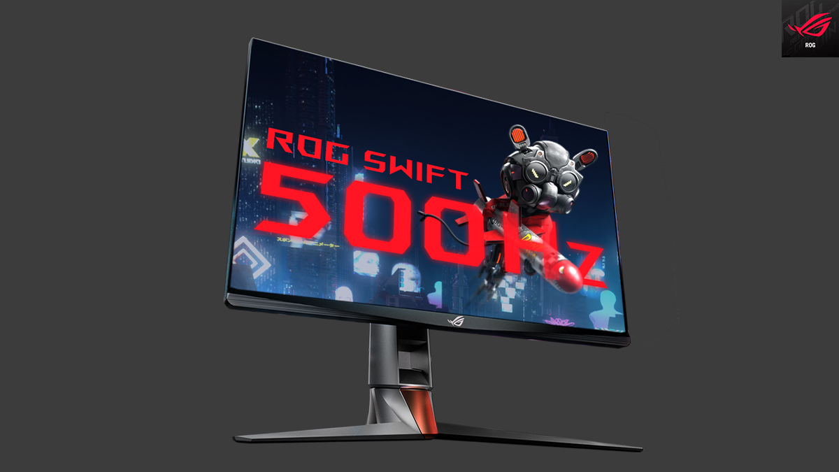 A PC monitor with a 500 Hz refresh rate is coming from Asus