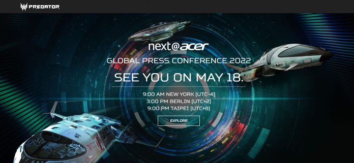 Acer is Holding its Spring Global Launch Event on May 18th - Gizmochina