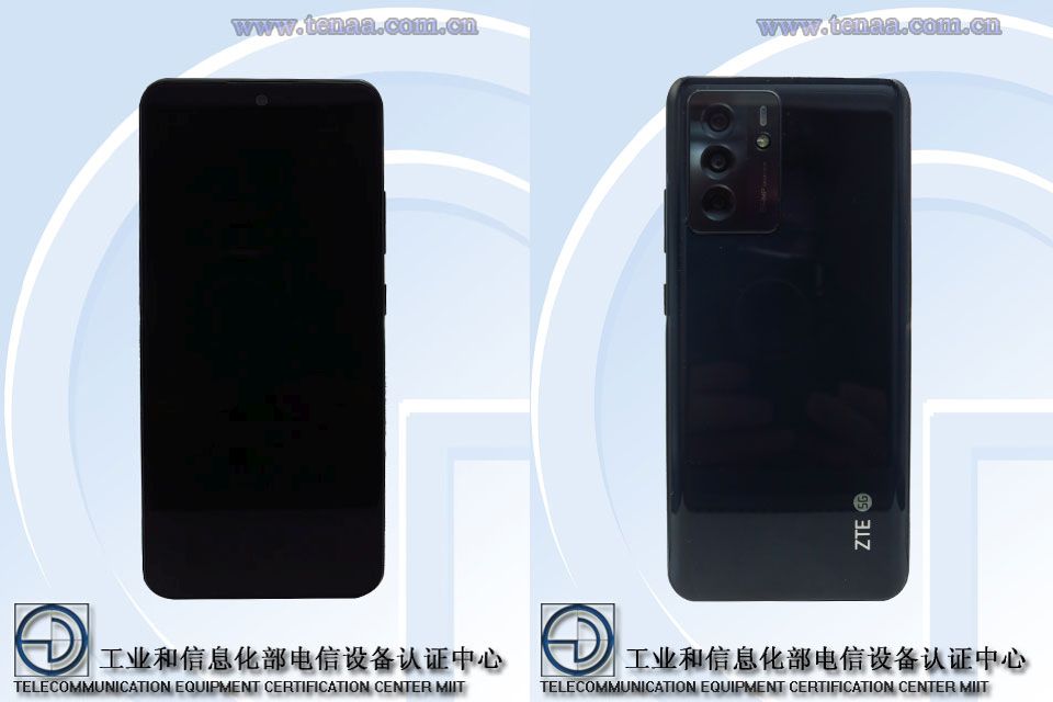 ZTE Axon 40 TENAA images