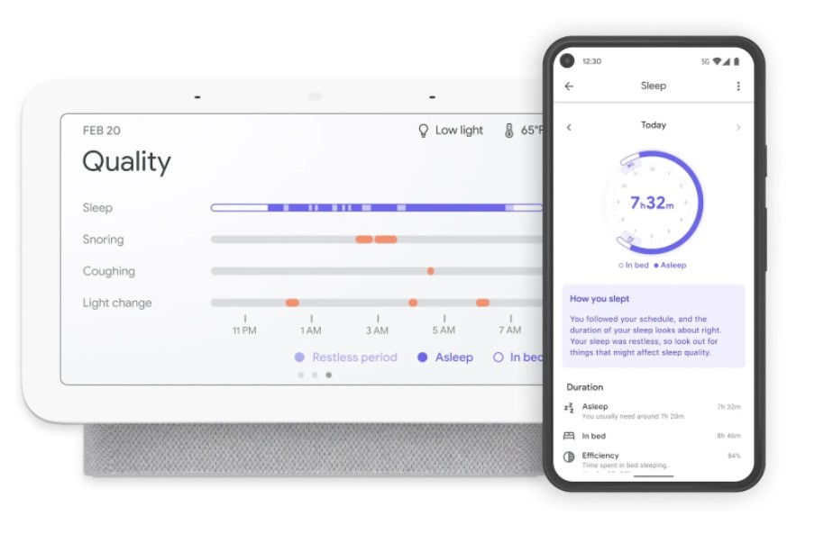 Google cough and snore detection 