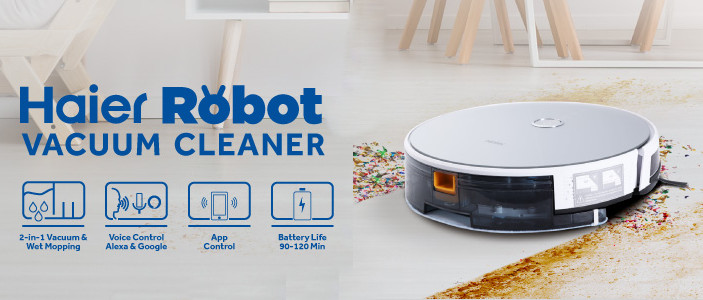 robot aspirador inteligente haier