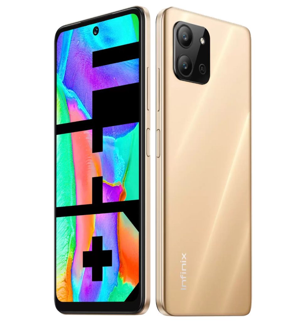 Infinix Hot 11 2022 variante Sunset Gold