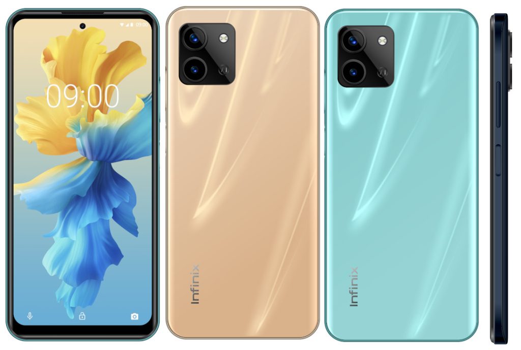 Infinix Hot 11 2022 variante Sunset Gold