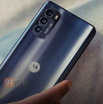 Moto G82 render by 91mobiles-