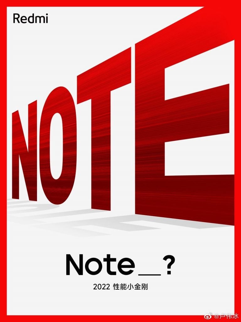 Next Redmi Note teaser