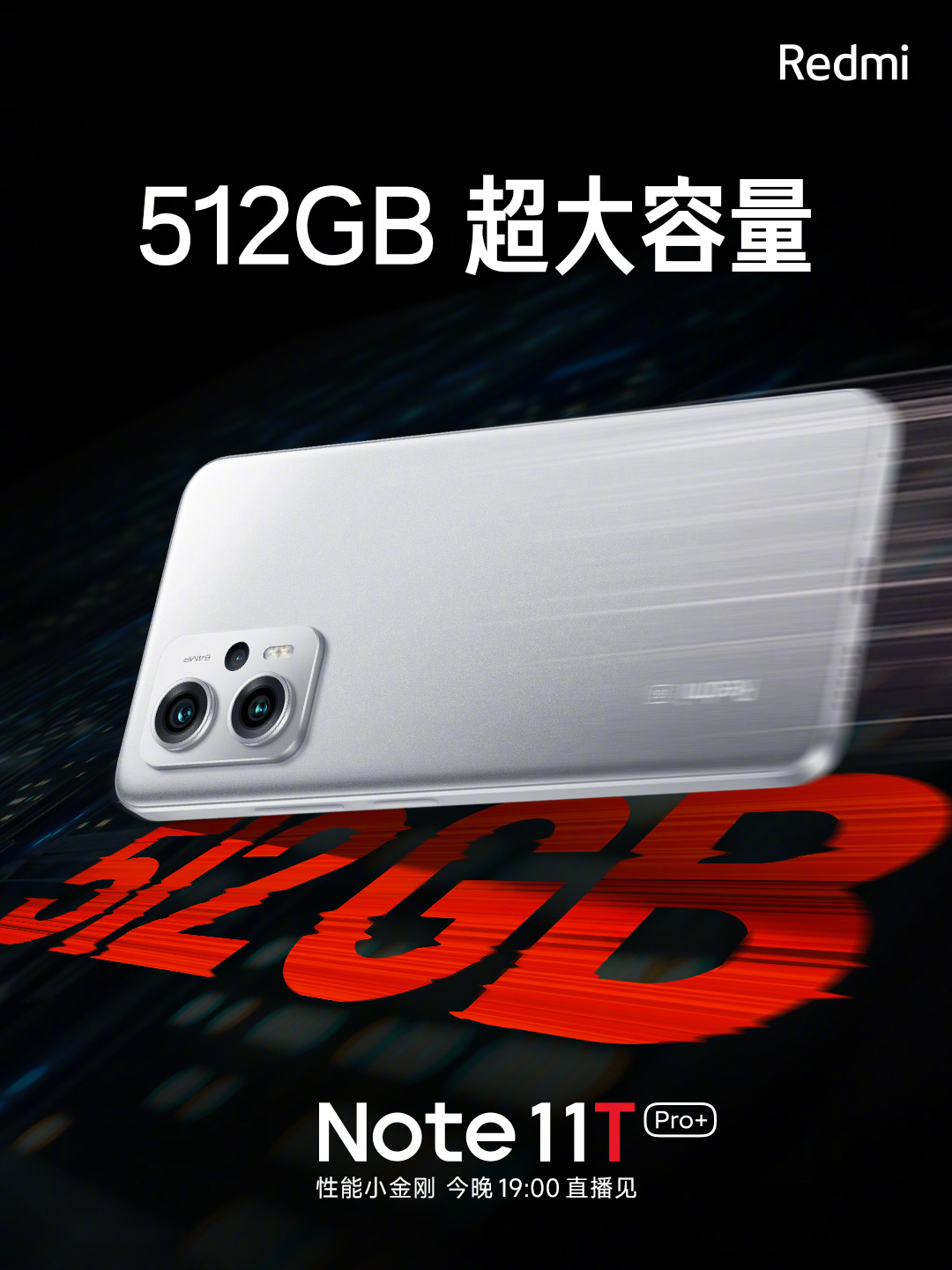 Redmi Note 11T Pro+ 512GB