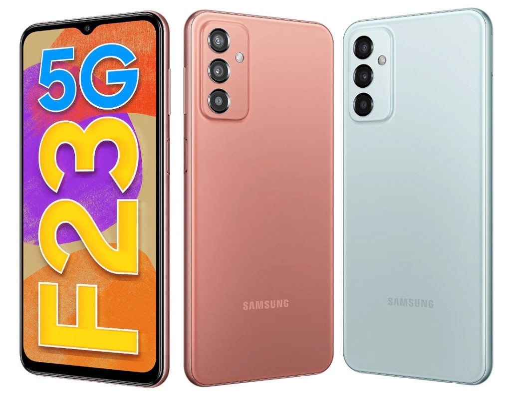 Samsung Galaxy F23 5G variante de color cobre rubor