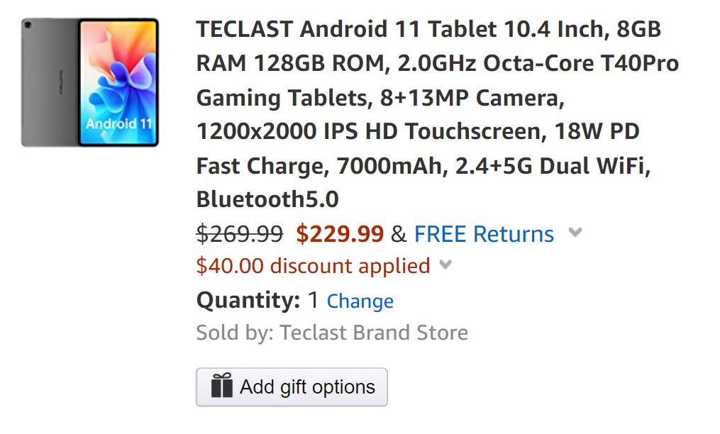 Teclast T40 Pro