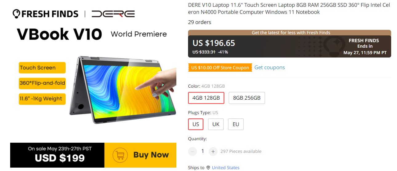DERE V10 Laptop
