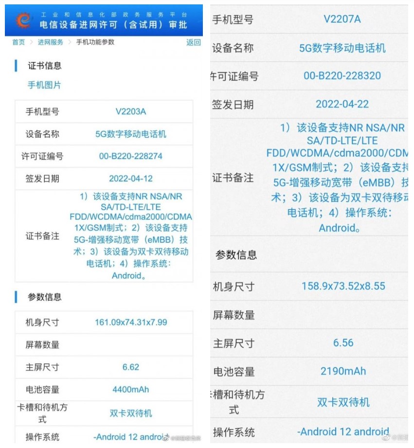 Vivo S15 Pro specifications tipped, TENAA certified