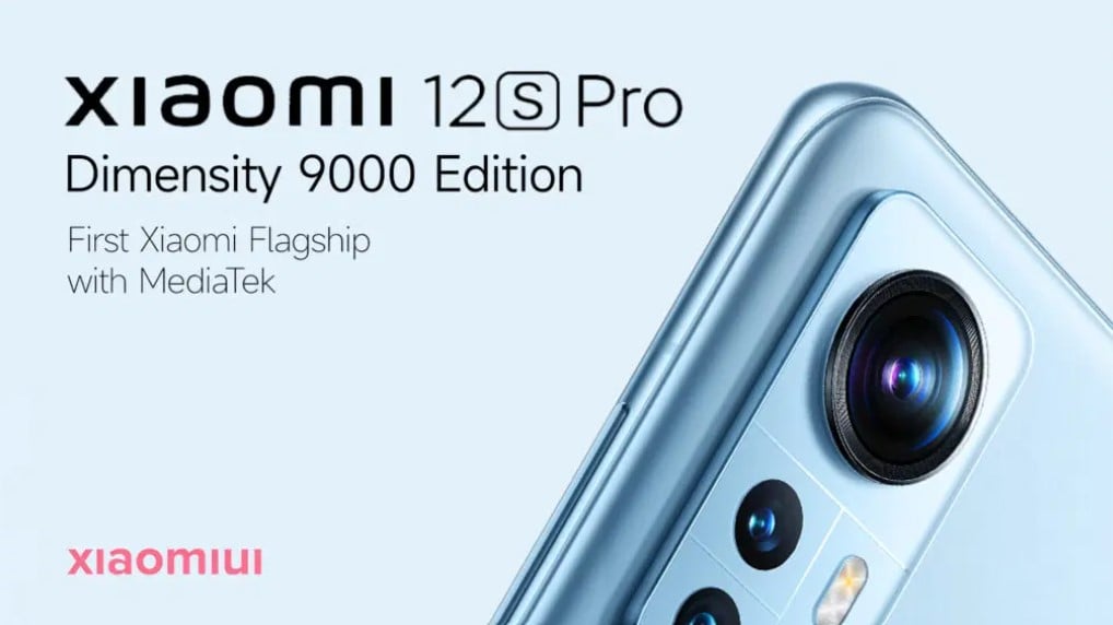 Xiaomi 12S pro dimensity 9000 edition