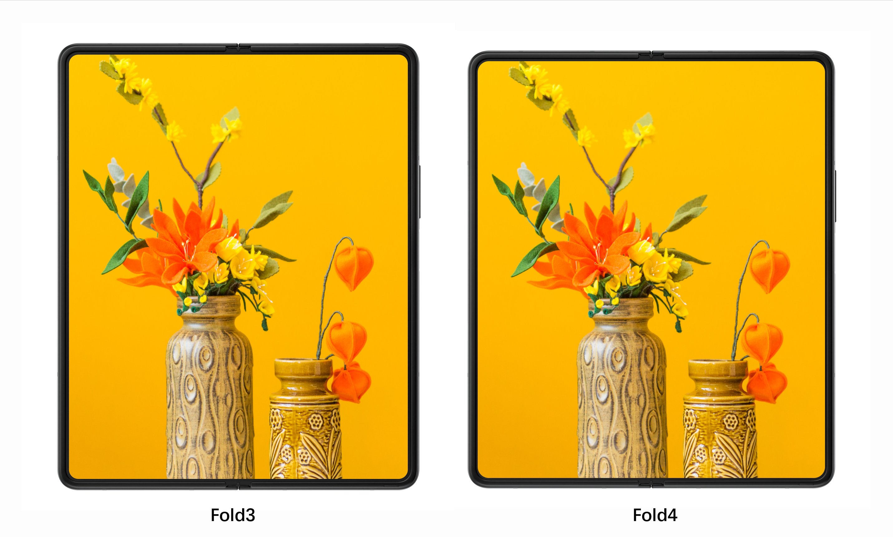 pantalla fold3 vs fold4