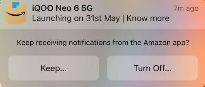 iQOO Neo 6 launch date