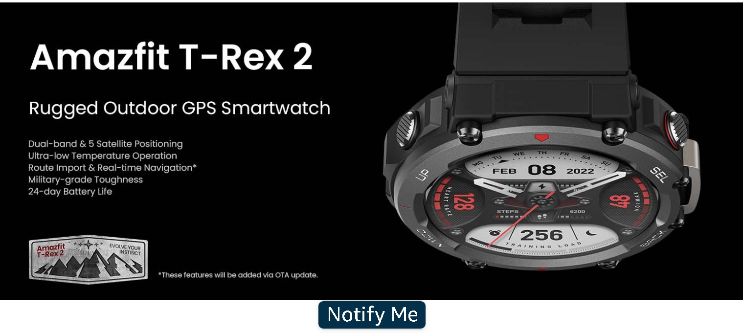 Swim smarter with the Amazfit T-Rex 2 OTA 3 Update