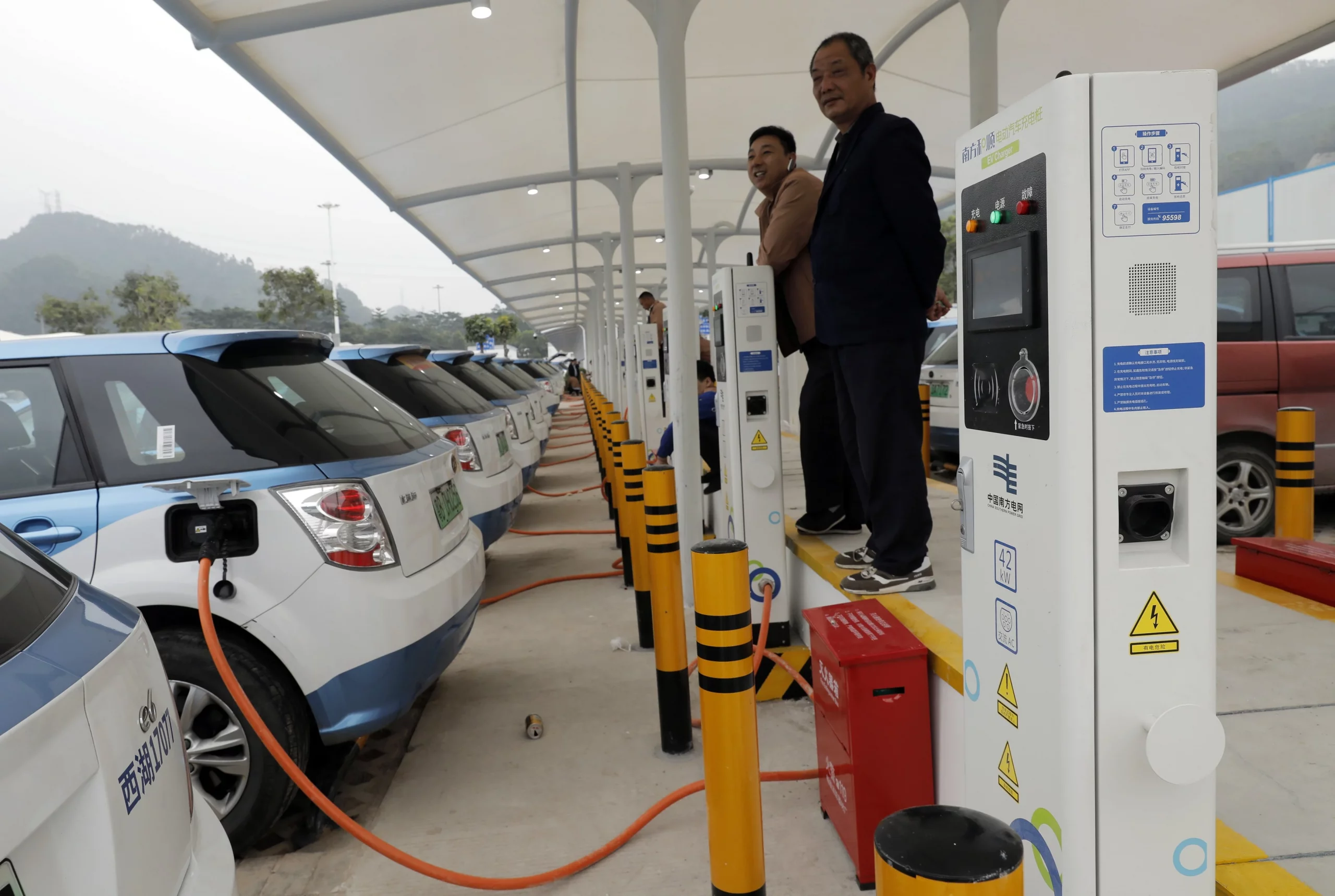 Estaciones de carga de vehículos eléctricos en China 1