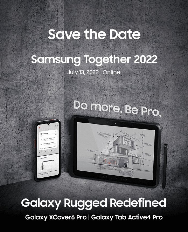 Galaxy XCover 6 Pro, Tab Active 4 Pro launch date