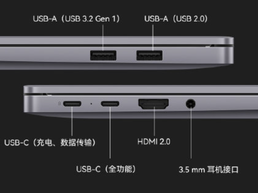 Huawei Matebook D 16 puertos