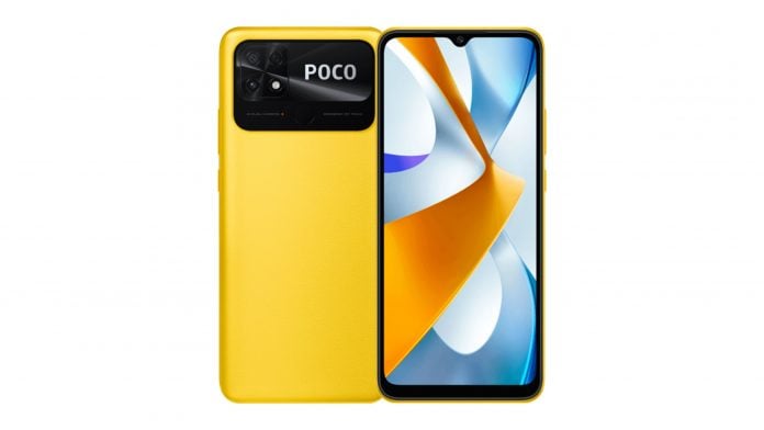 Poco C40 Yellow