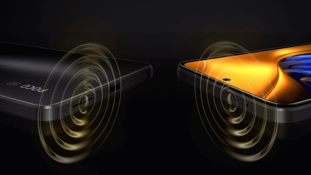 Poco F4 5G's Dual Stereo Speakers