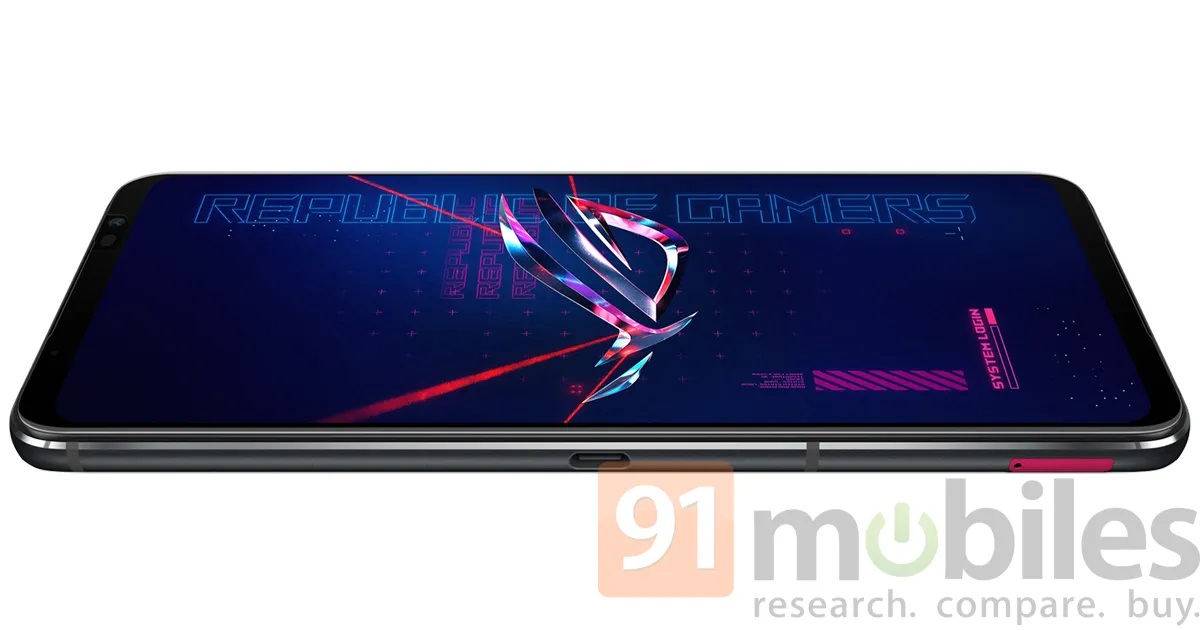 Hình ảnh render của ASUS ROG Phone 6 với thiết kế đậm chất "viễn tưởng"