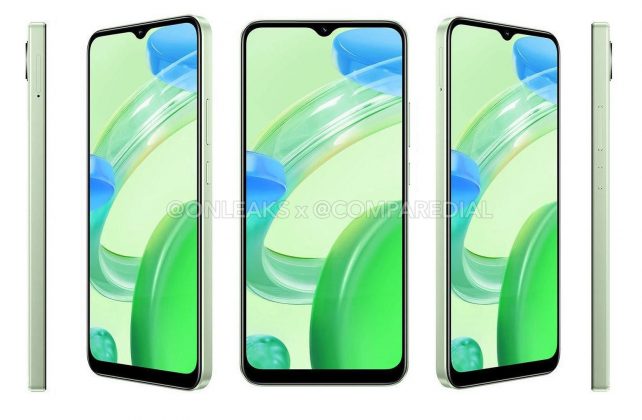 Realme C30 renders