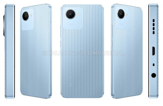 Realme C30 renders