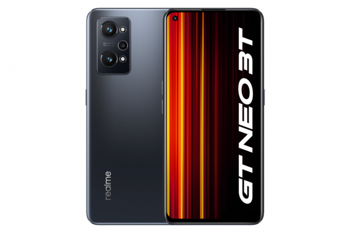 Realme GT Neo 3T en tono negro