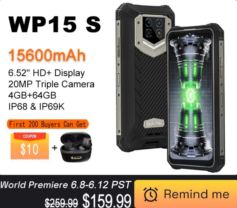 Oukitel WP15S