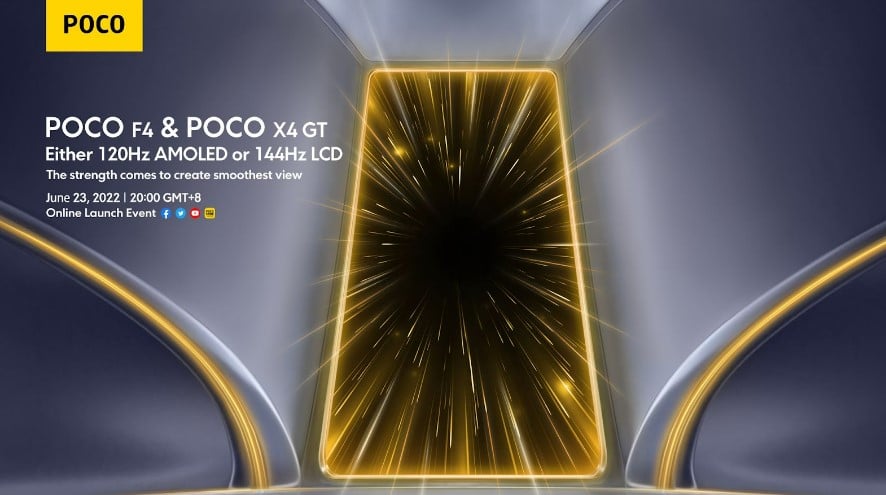 POCO F4 and X4 GT