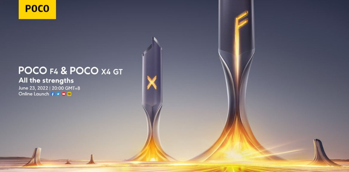 POCO F4 and X4 GT