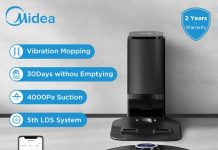 Get Midea S8+ Robot Vacuum Cleaner at a Discounted Price of $341 at AliExpress (Retail Price $395) Midea S8+ Robot Vacuum Cleaner