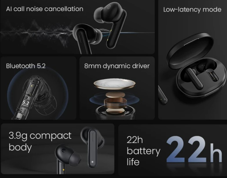 HAYLOU GT7 Neo TWS Wireless Headphones 