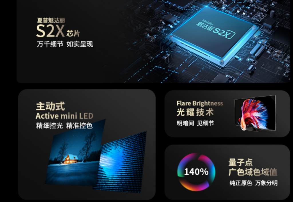 Sharp AQUOS XLED F8 Mini LED TV with 120Hz refresh rate launched in China Gizmochina