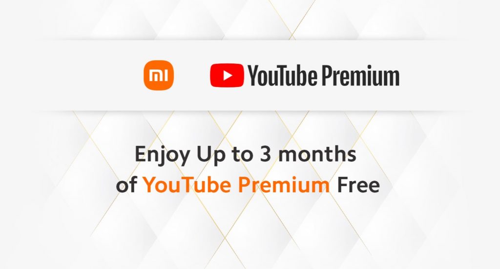 Xiaomi YouTube Premium