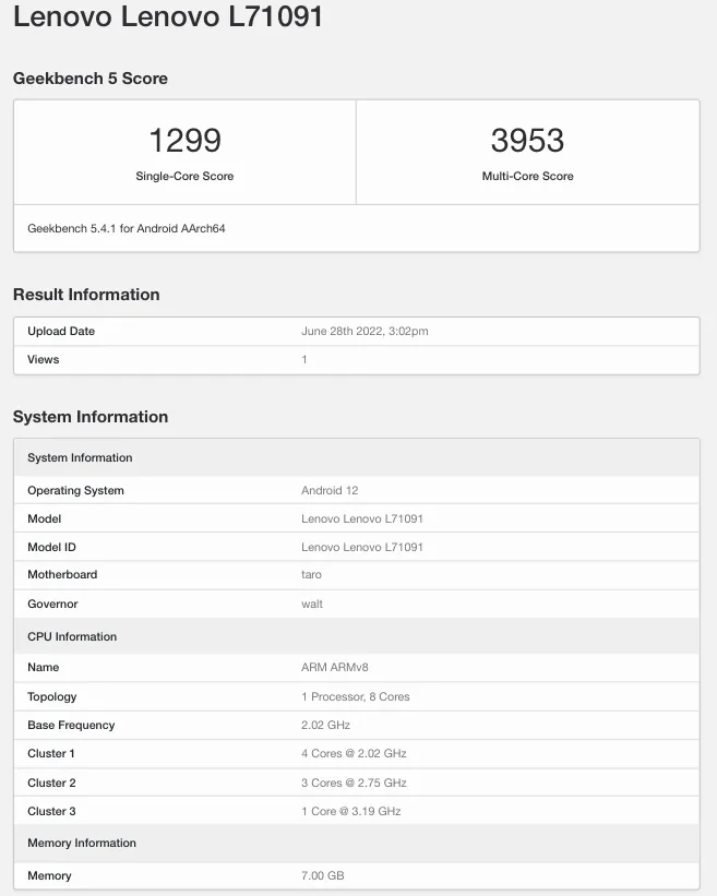 Lenovo legion halo Geekbench