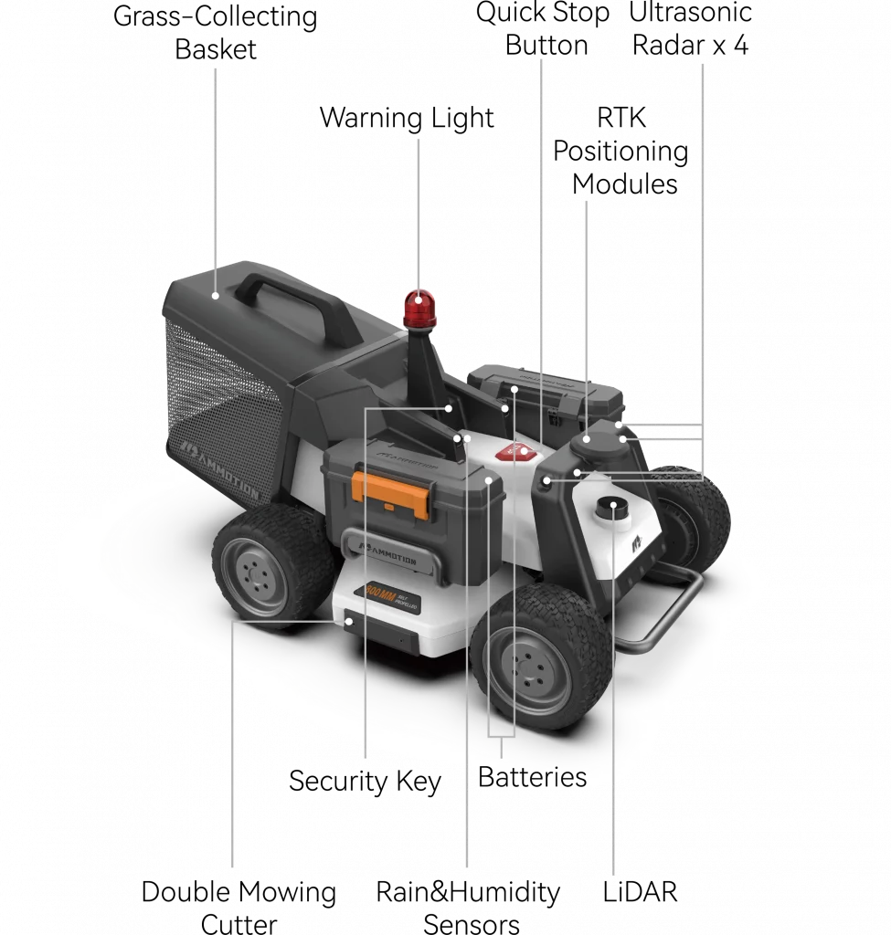 Mammotion KUMAR wireless robot lawn mower