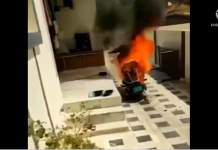 Pure EV’s EPluto 7G electric scooter catches fire in Gujarat, India while charging Pure EPluto 7G e-scooter