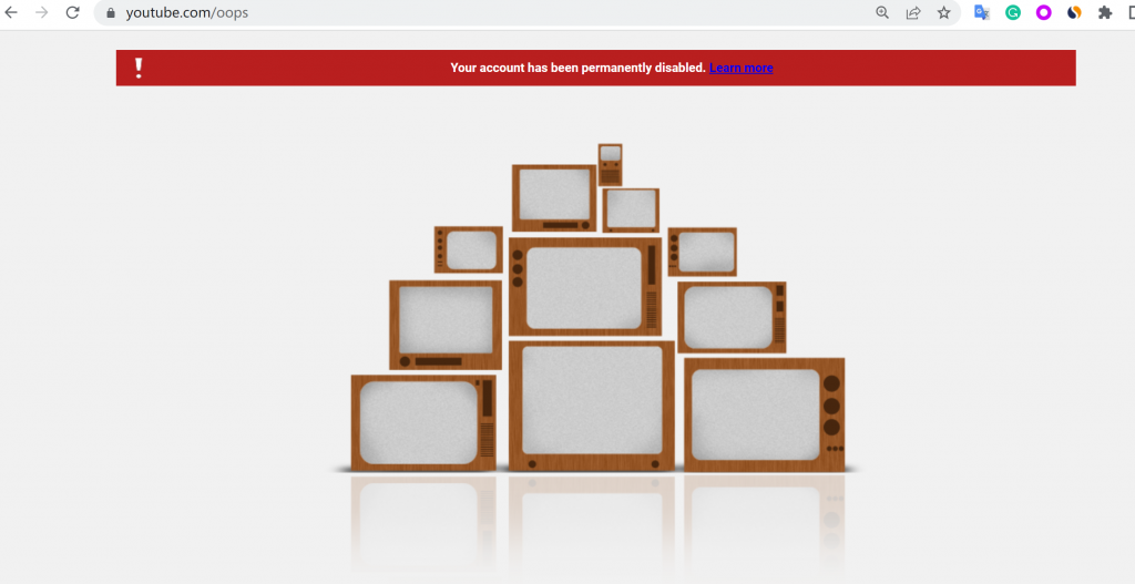 youtube banned