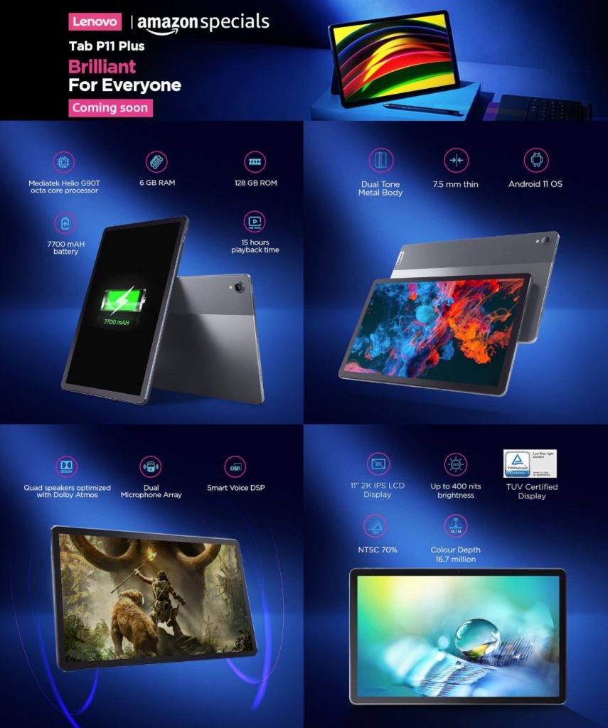 Lenovo Tab P11 Plus may launch in India, official teasers appear - Gizmochina Lenovo Tab P11 Plus may launch in India, official teasers appear - Gizmochina