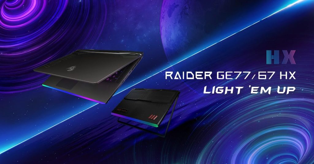 MSI HX series gaming laptops